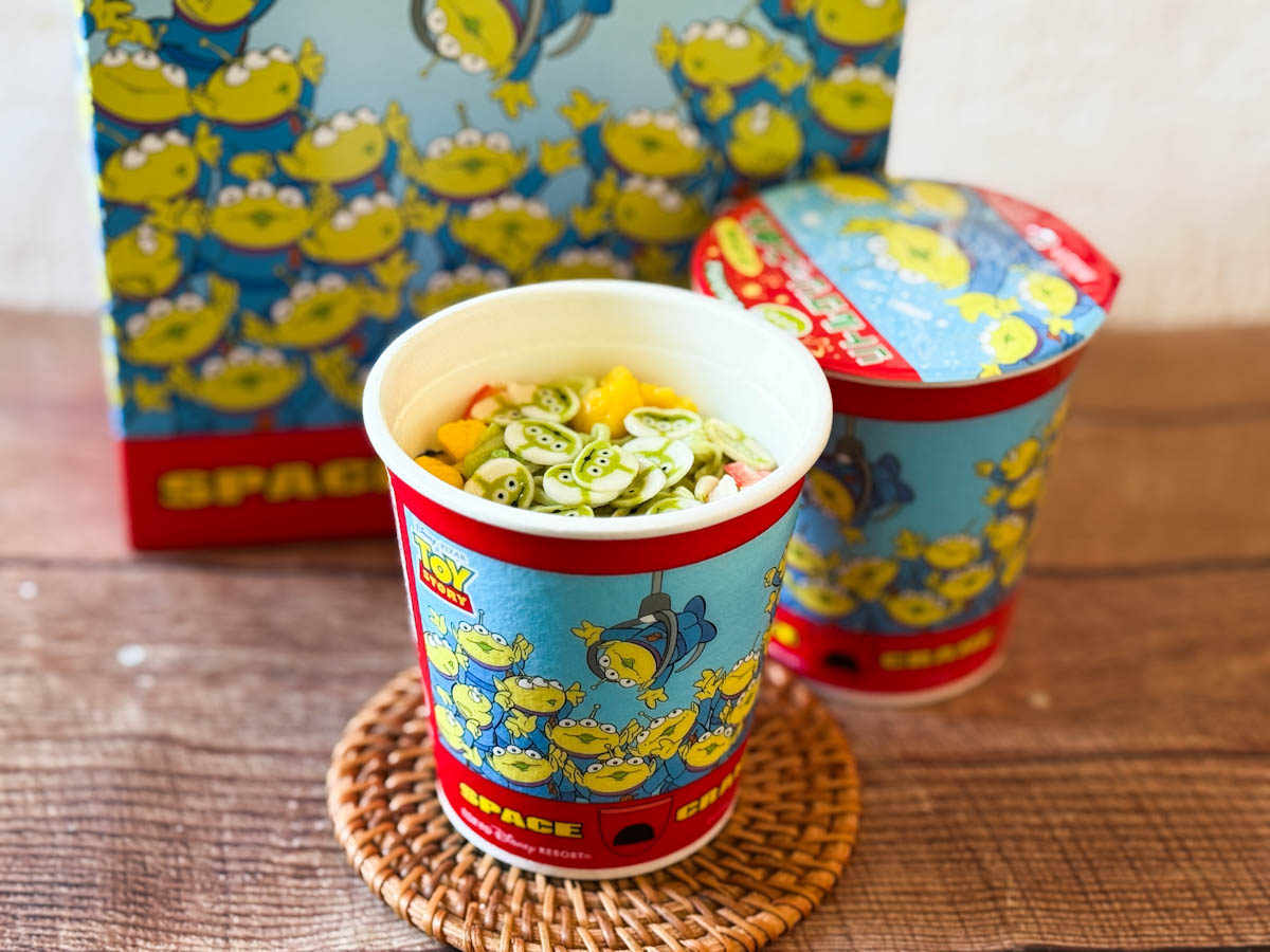 東京ディズニーランド「リトルグリーンめん」はキュートなカップ麺