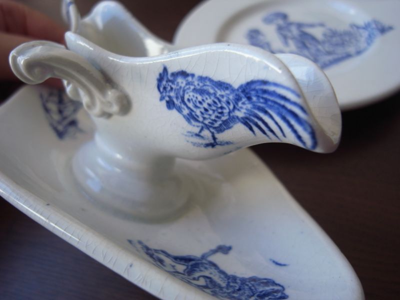 フランスアンティーク おままごと9点セット - テーブルB