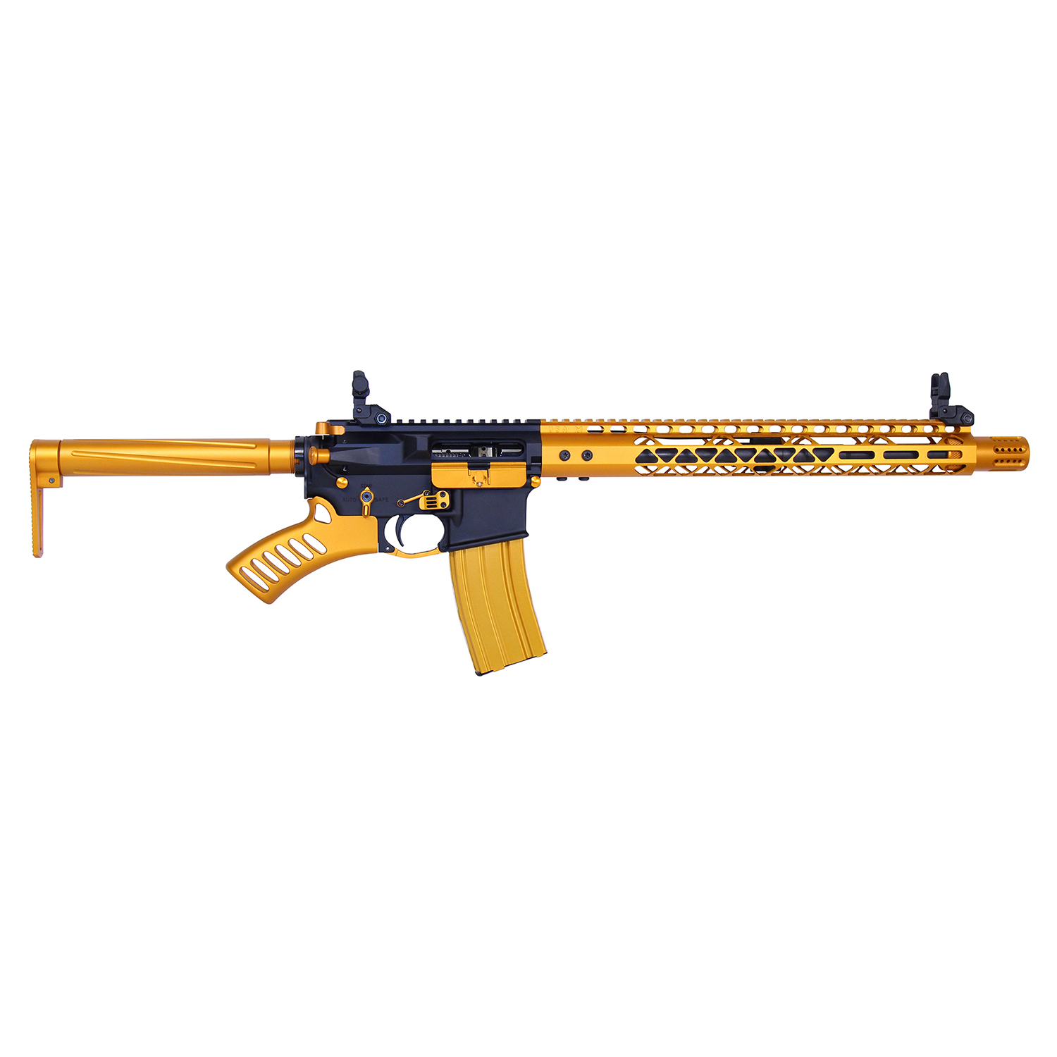 AR-15 Forward Assist Assembly Anodized Orange Mil-Spec US Made