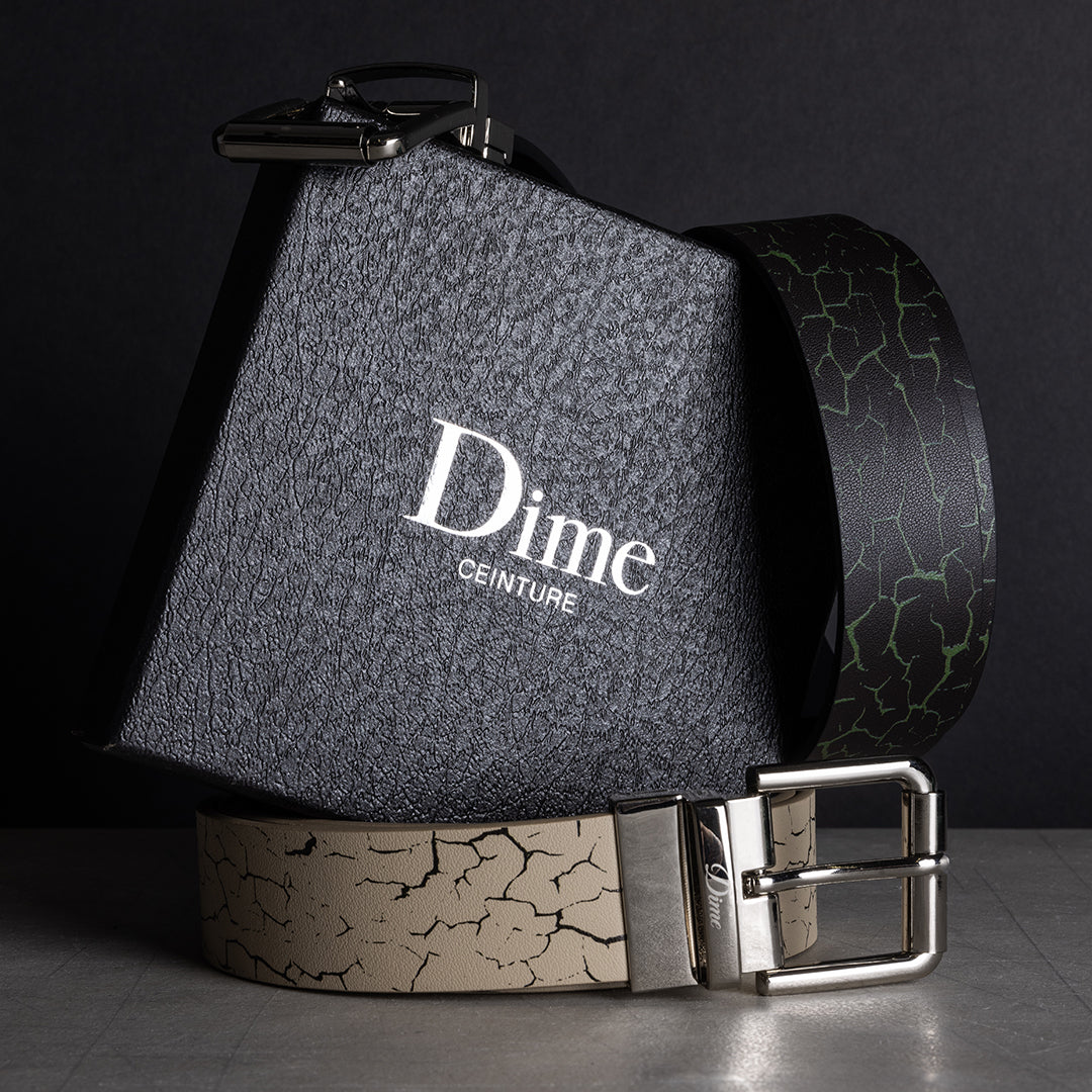 DIME MTL（ダイム モントリオール）| REVERSIBLE LEATHER BELT / BLACK