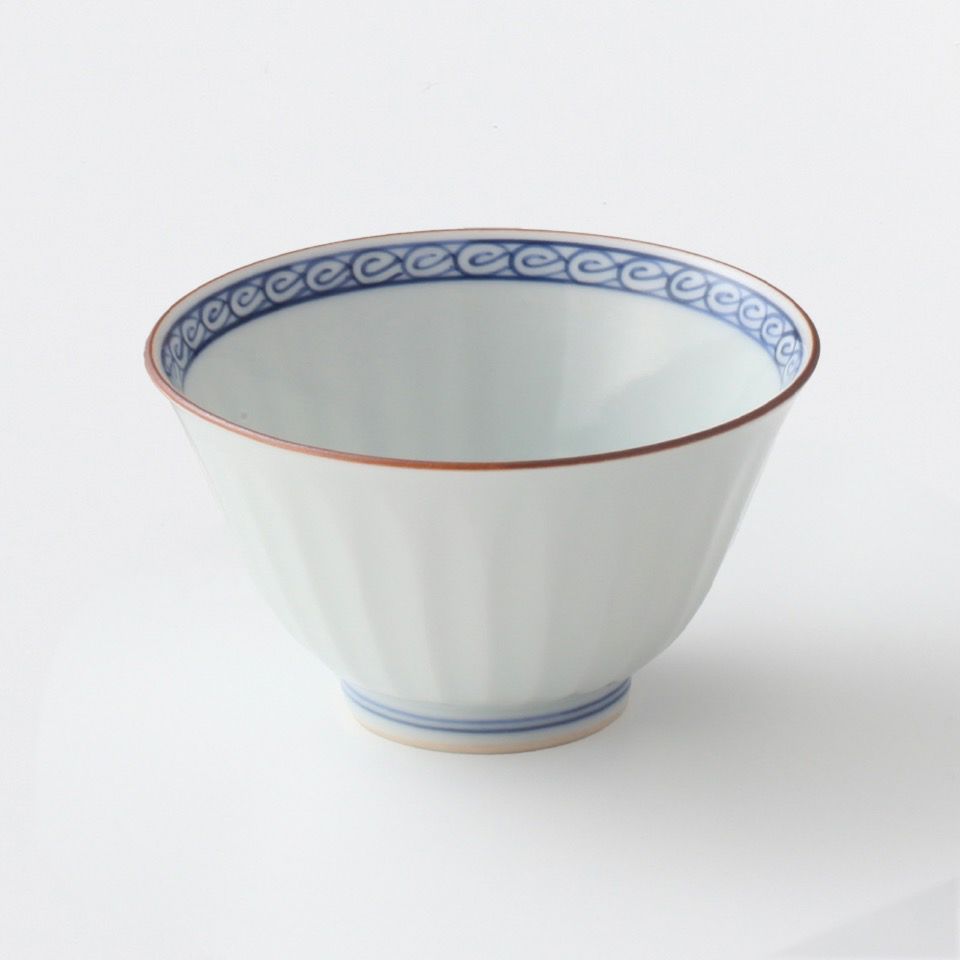 シリーズ以外・その他 単品 染牡丹 蓋付お茶呑茶碗〈1客〉 美濃焼 |皿