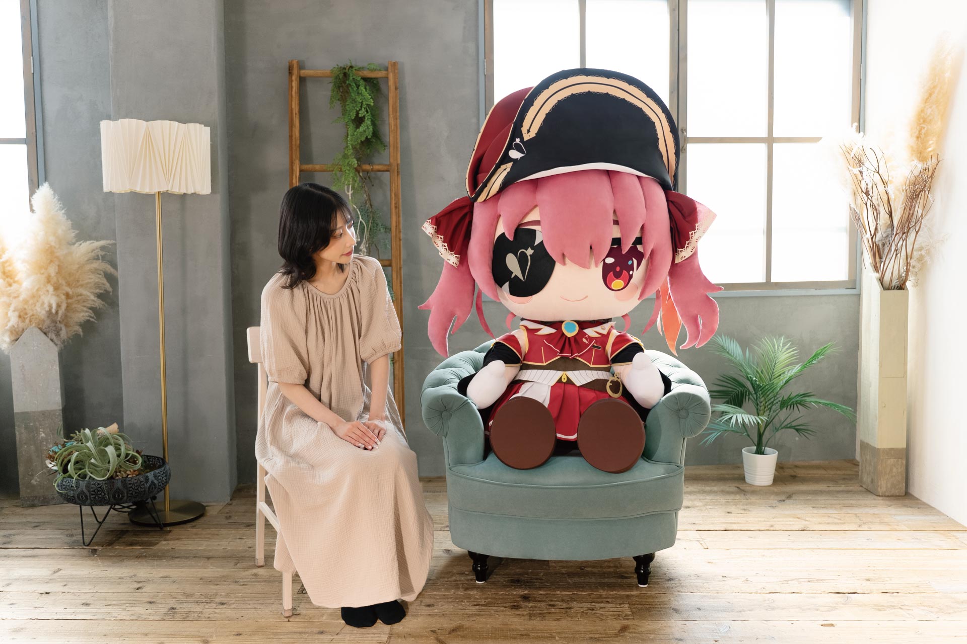 どきゅーと ホロライブプロダクション 超特大ぬいぐるみ 宝鐘マリン