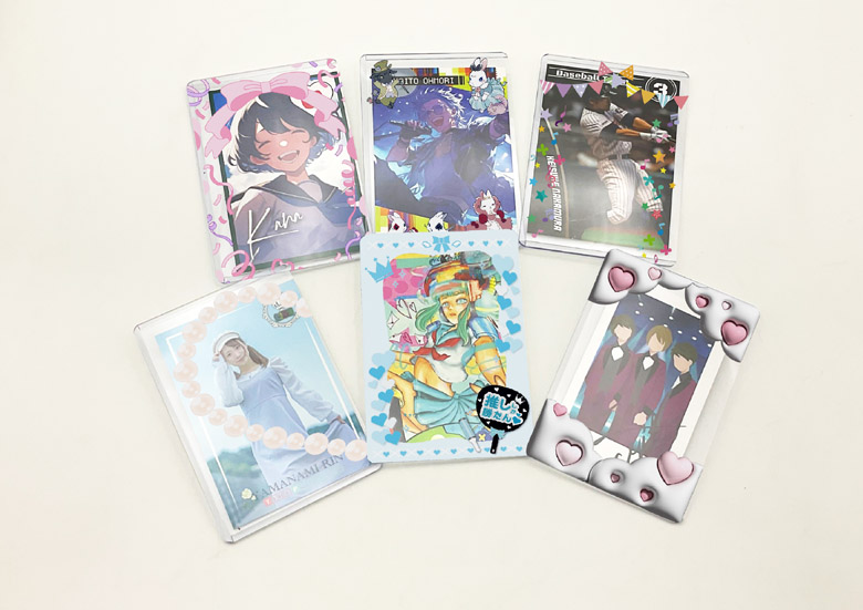 硬質カードケース（L版生写真・B8トレカ・ましかくフォトサイズ