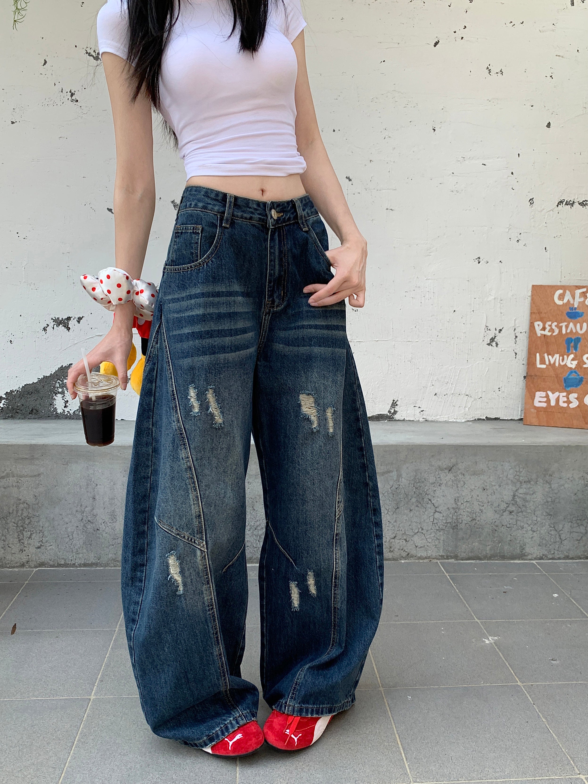 マストバイ」ダメージバルーンパンツ TK0198 – TAKUTAKU