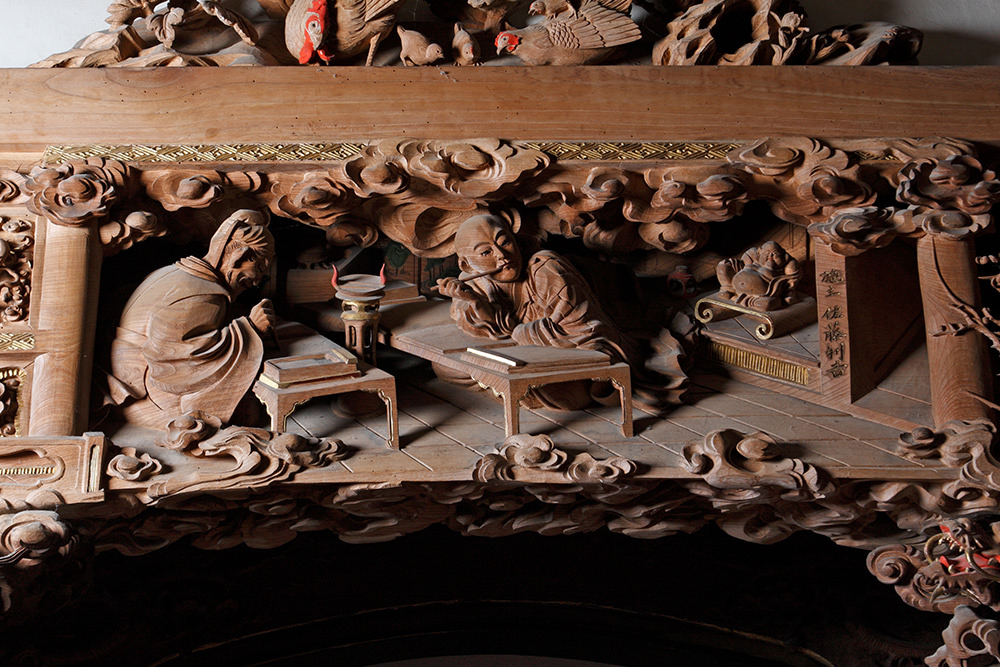 越後の名工・石川雲蝶の彫刻作品 - 新潟県 鷹ノ巣温泉 四季の郷 喜久屋