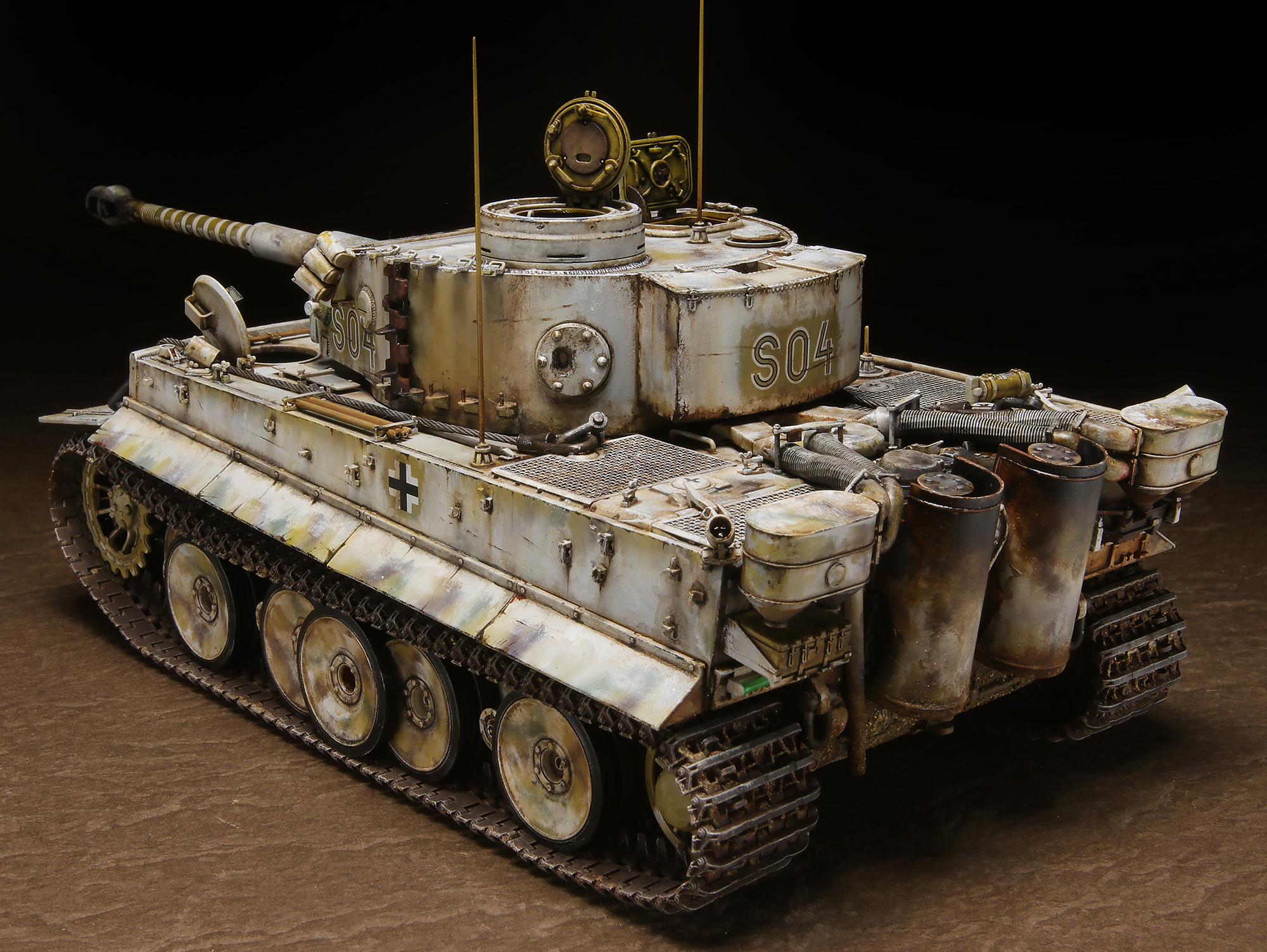 ヴィットマンタイガーS04号車完成！【ドラゴン ティーガーI 初期生産型