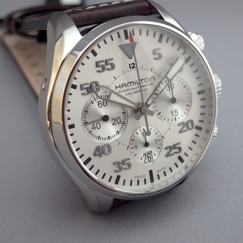 安心なハミルトン カーキ パイロット オート クロノ H64666555 / 日本