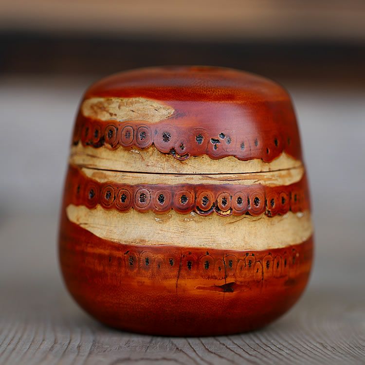 一点限り】竹根菓子器（蓋付) | 虎斑竹専門店 竹虎