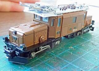 今月の入線車・マイクロのEF61・PS22搭載車: 光山市交通局のブログです