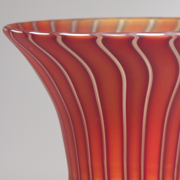 藤田喬平『手吹ヴェニス花瓶』 - 瀧屋美術 鎌倉の美術品専門店 販売・買取