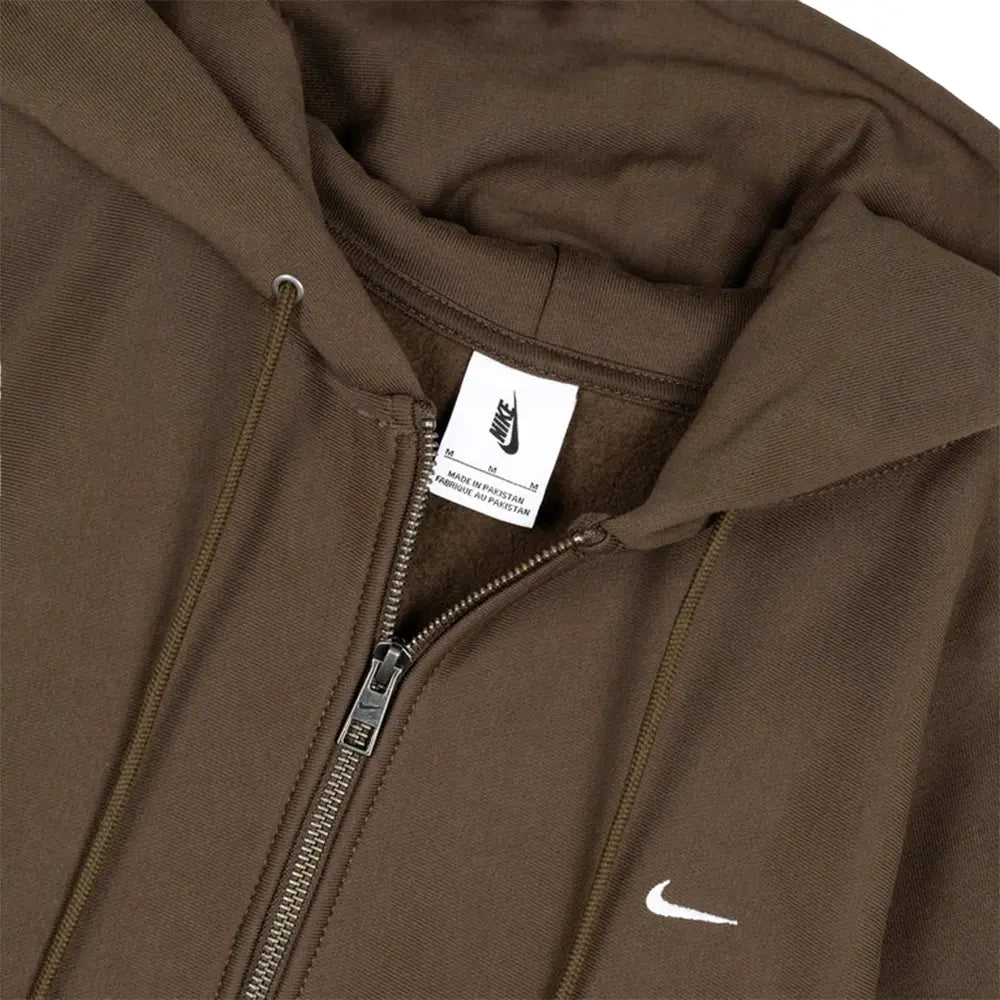 Nike Solo Swoosh FZ Fleece Hoodie 'Dark Hazel' – TAKOUT®