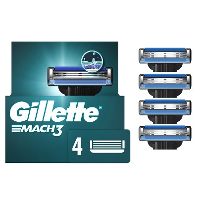 Gillette Mach3 Men's Razor Blade Refills - 4ct : Target