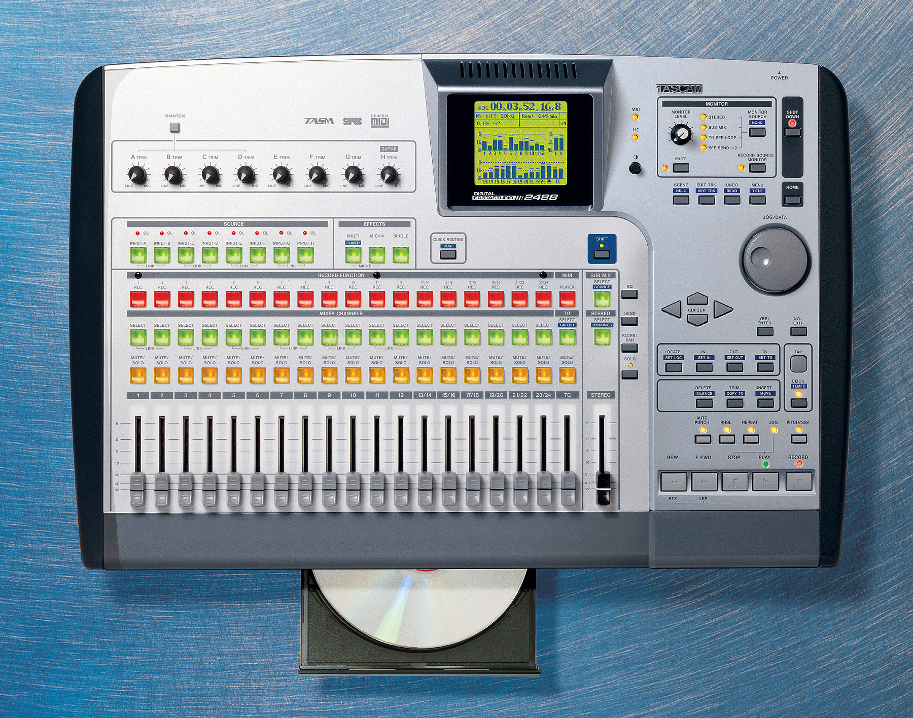 2488 | 24トラックHDD MTR/CD-R付き | TASCAM (日本)