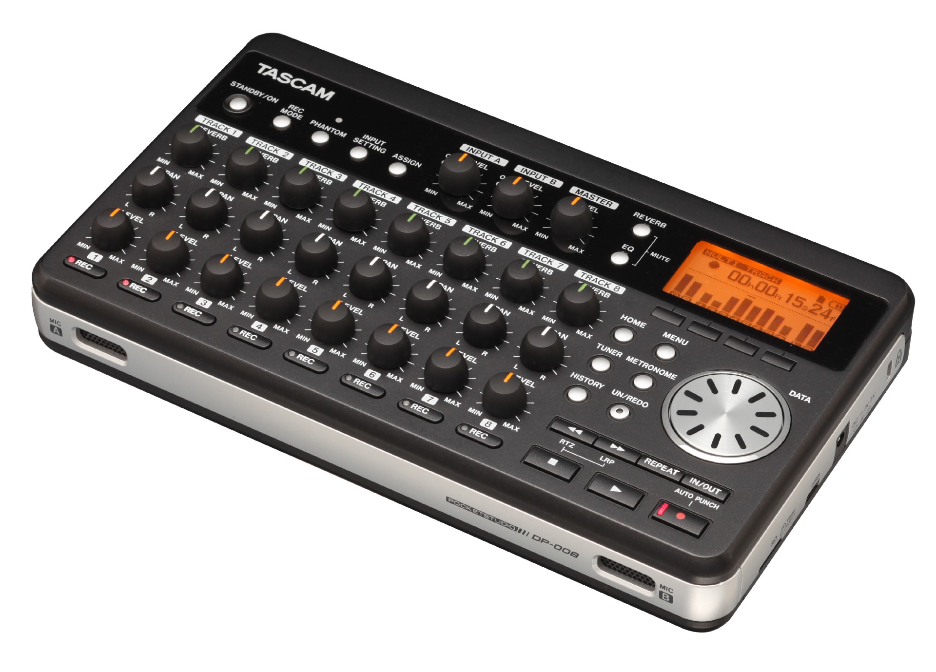 DP-008 | 8トラック SD/SDHC MTR | TASCAM (日本)