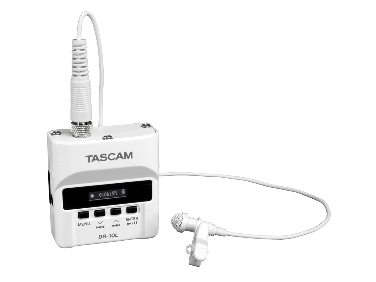 DR-10L | ピンマイク付き小型オーディオレコーダー | TASCAM (日本)