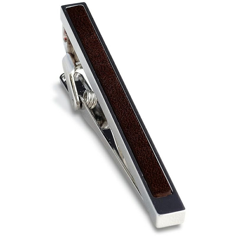 水引ラッピング】 ネクタイピン 本革はめ込み 名入れ可Tps-003R