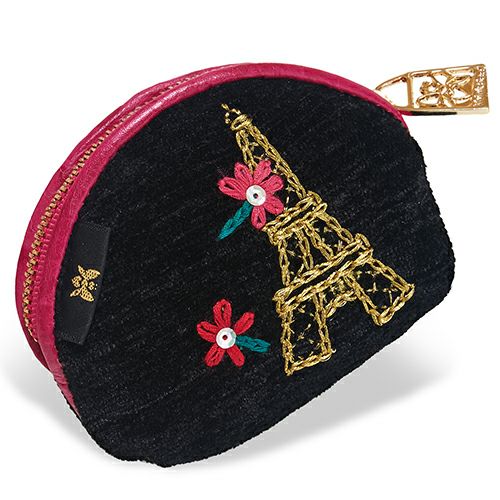 エッフェル・ブルゴーニュ ラージショルダーバッグ&ミニポーチ / Think