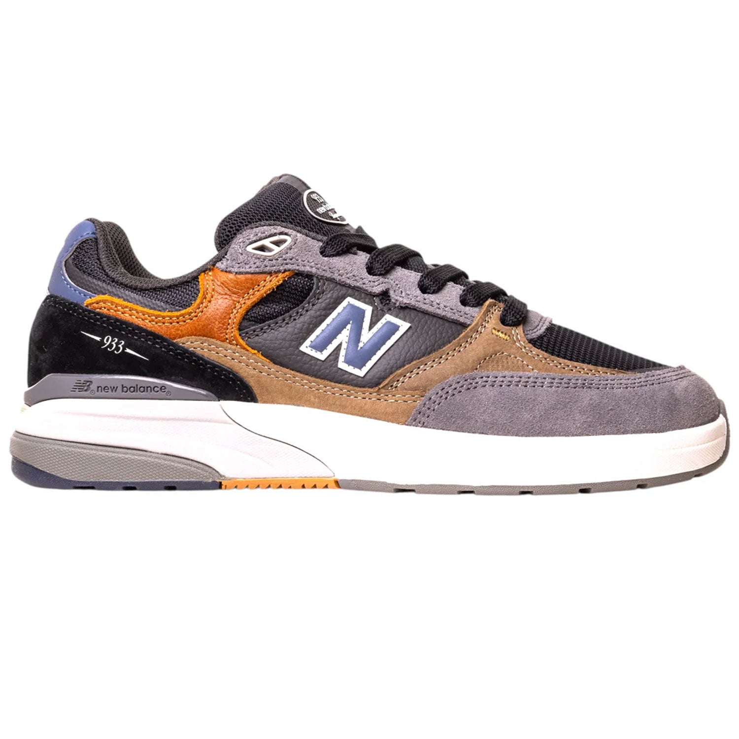 New Balance Numeric Skateboard Shoes Andrew Reynolds 933 Tan/Grey