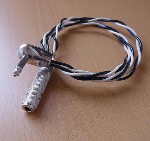 スピーカーケーブルとコネクタを買ってきて延長ケーブルを作ってみた