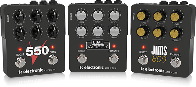 TC ElectronicからJCM800、5150、レクチのサウンドを再現したAmpworx