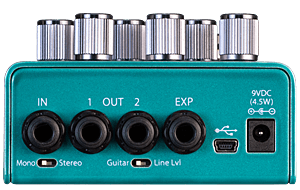 EVENTIDE Riptideはステレオ対応のオーバードライブとユニバイブ系の 2