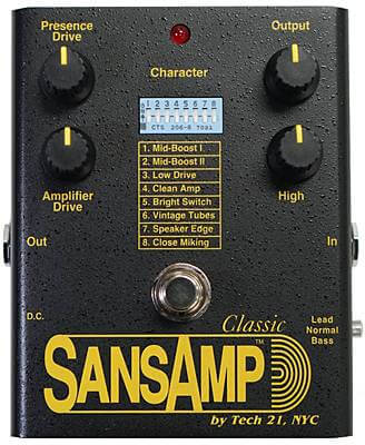 TECH21 SansAmp Classicが復刻！ | エレキギター情報 TGR
