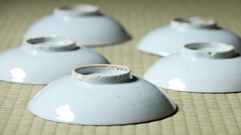 古染付唐子文皿（5客 / 明時代） - 天平堂（TENPYODO）