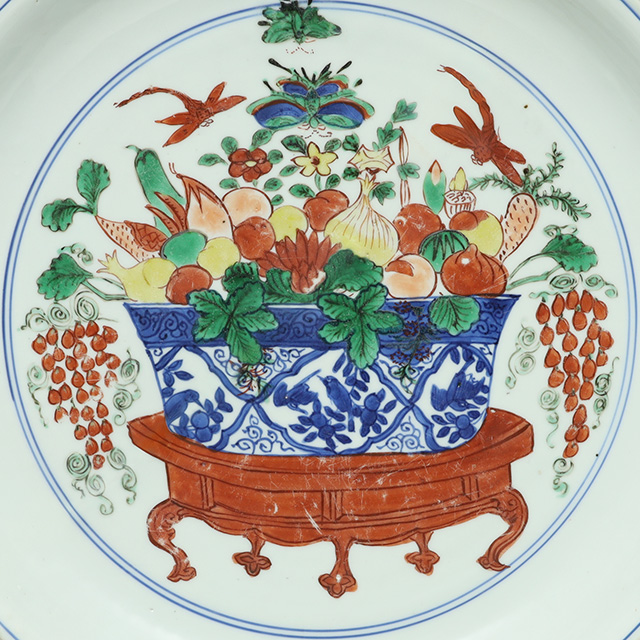 中国 骨董品 大清道光年製 筆洗 五彩鷄絵図 陶芸 古美術 。 中国 骨董