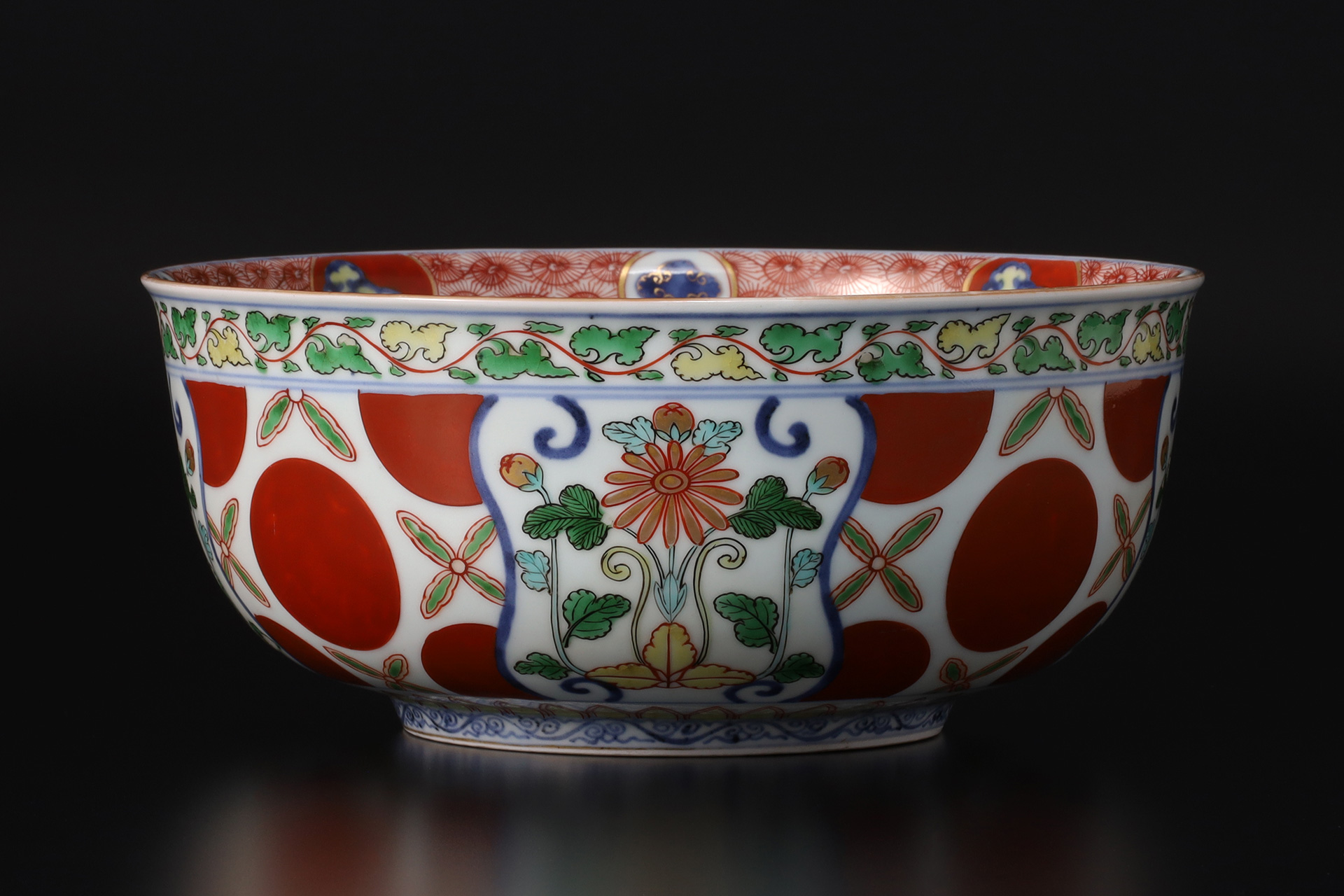 古伊万里色絵三果文鉢（江戸時代 / 所載品） - 天平堂（TENPYODO）