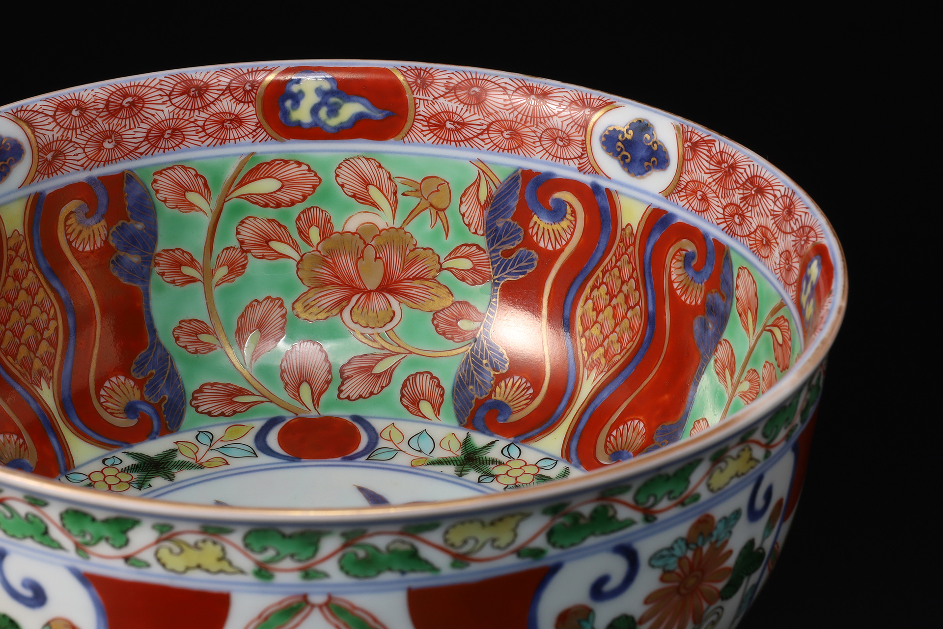 古伊万里色絵三果文鉢（江戸時代 / 所載品） - 天平堂（TENPYODO）