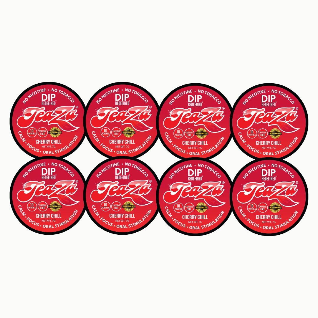 Teaza® Cherry Chill Bundle - Herbal Pouches - Nicotine Free