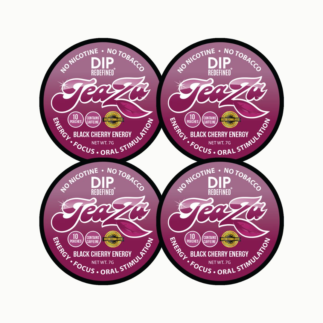 Teaza® Bangin' Black Cherry Bundle - Herbal Pouches - Nicotine