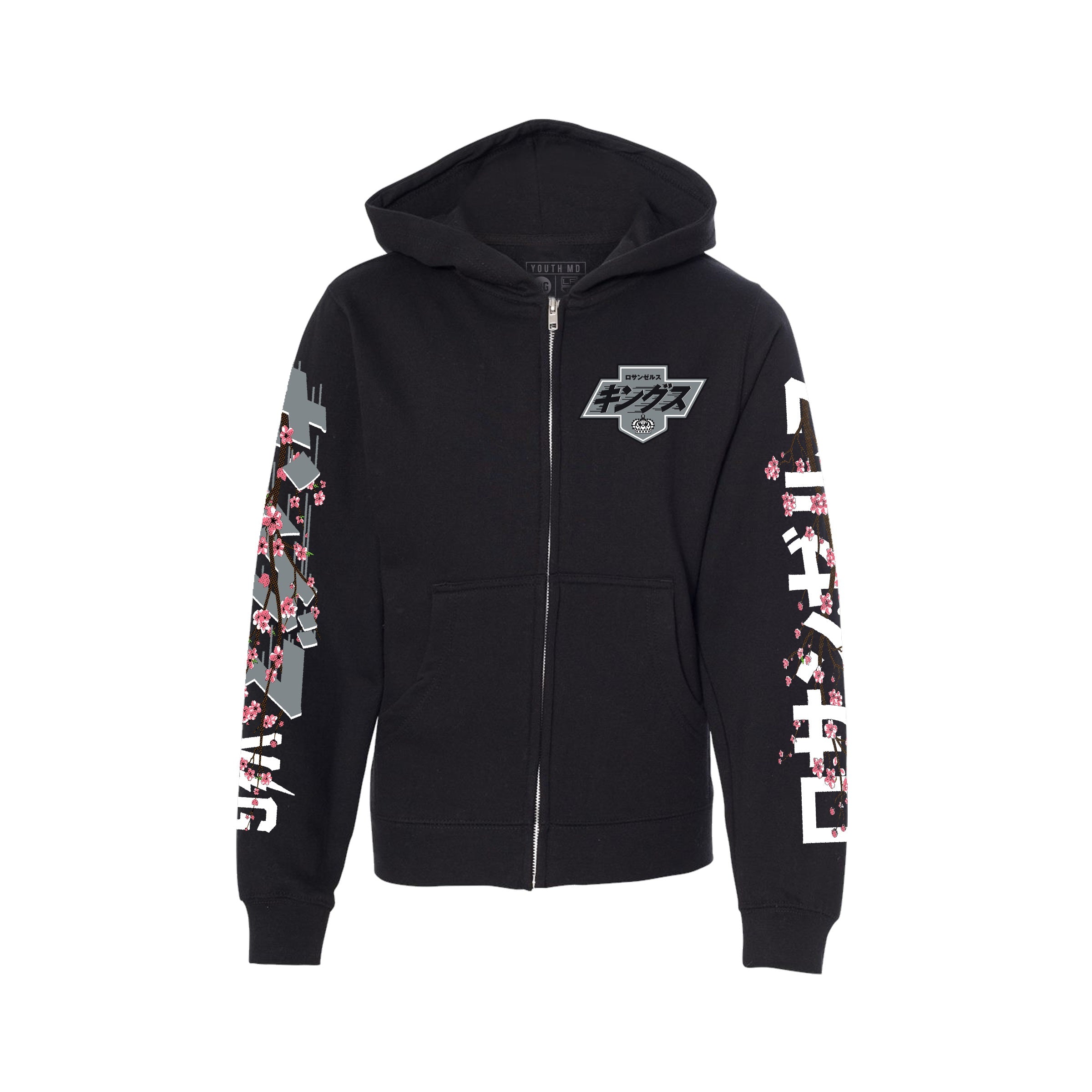 KINGS X JAPANESE YOUTH FULL ZIP HOODIE – TEAM LA Store