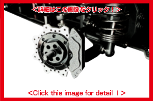 新製品】RDX用アルミ製 ブレーキディスク型 Fアクスル & Rホイールハブ