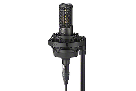 ソニーストアにて広帯域収音でハイレゾ音源収録に対応したコンデンサー