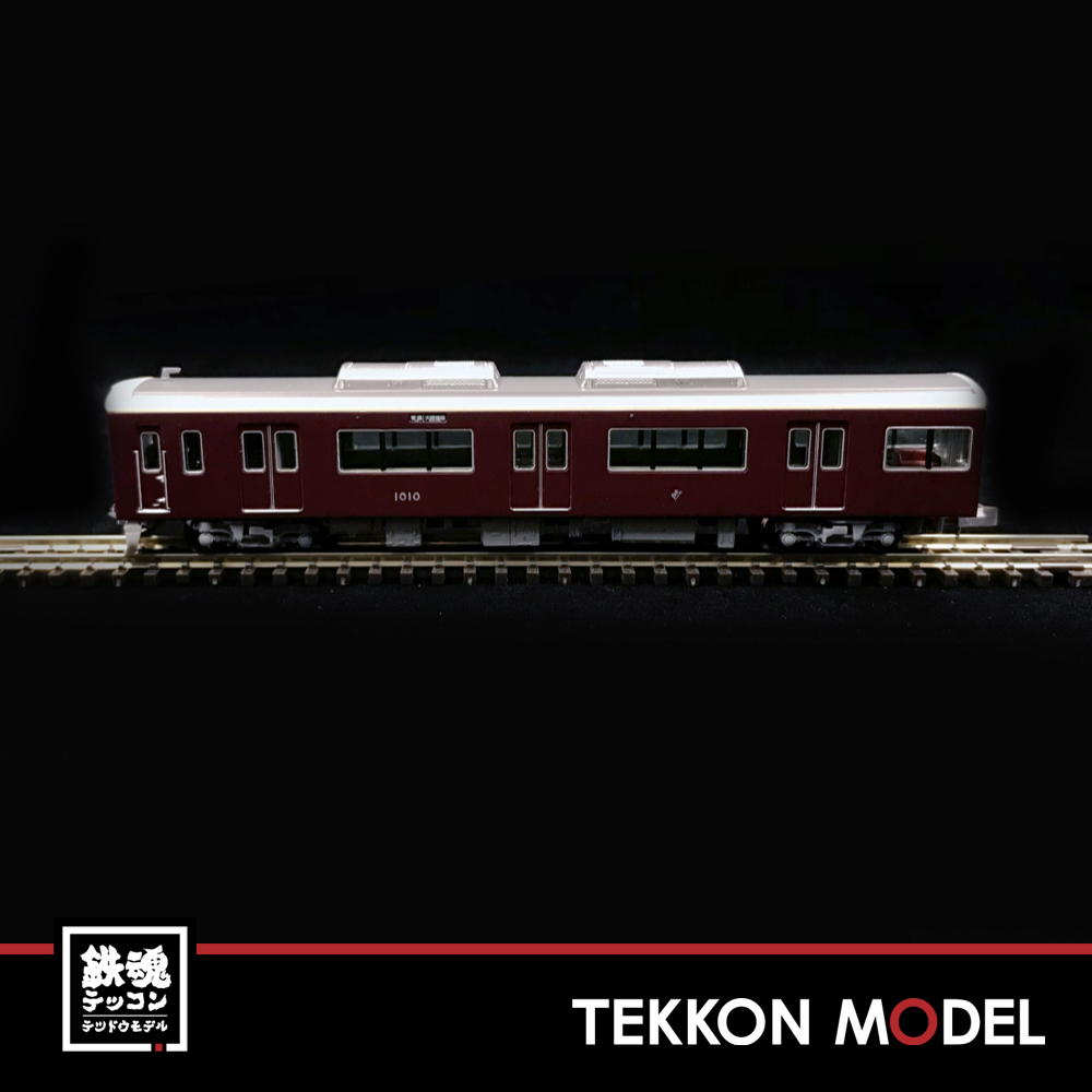 Nｹﾞｰｼﾞ ﾎﾟﾎﾟﾝﾃﾞｯﾀ Popondetta 6003 阪急電鉄1000系 8両編成ｾｯﾄ - 鉄魂模型