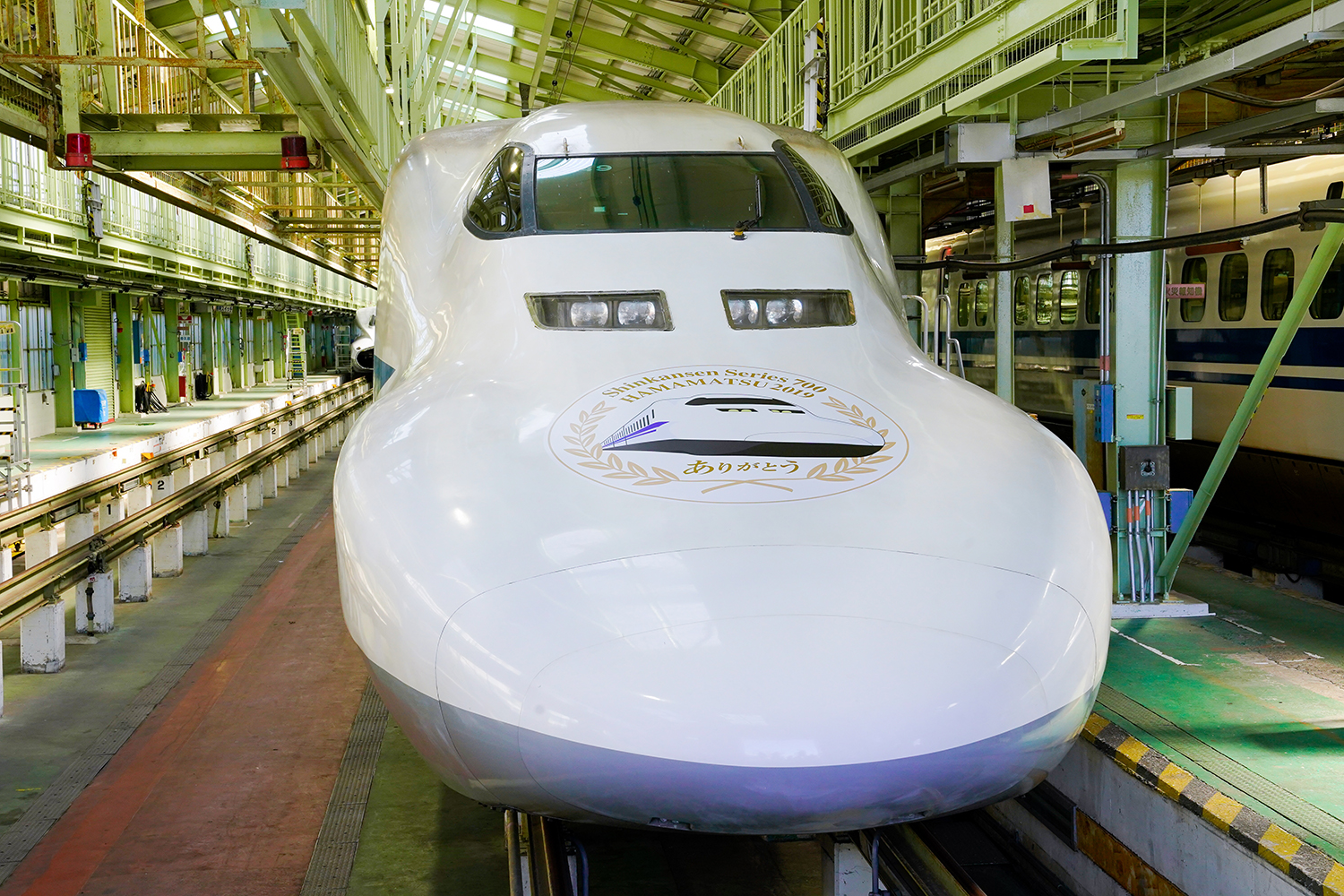 ありがとう東海道新幹線700系」車体に使用されたアルミ材を用いた