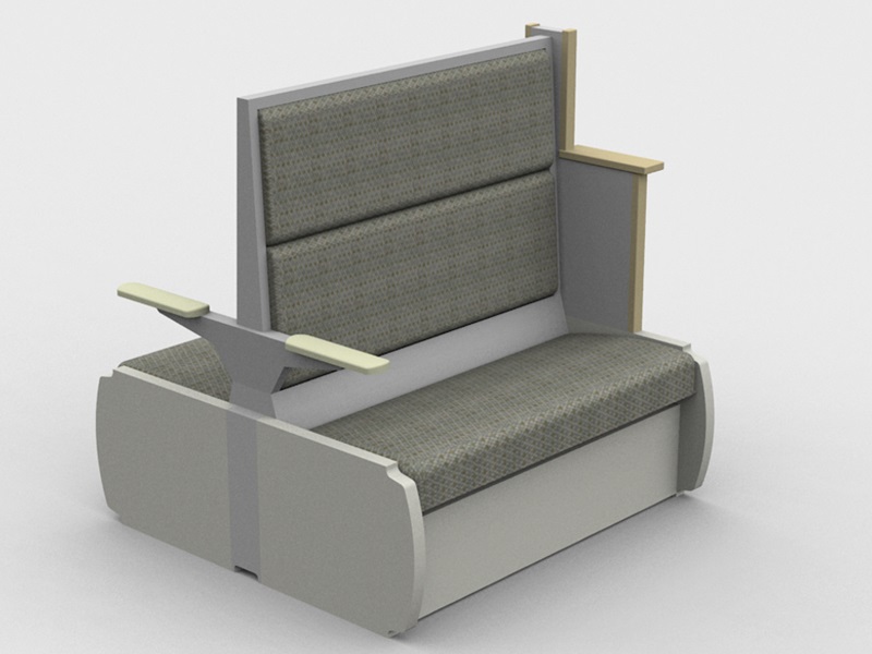 自宅でキハ40系の座り心地を体感できるイス JR東日本秋田支社から4月