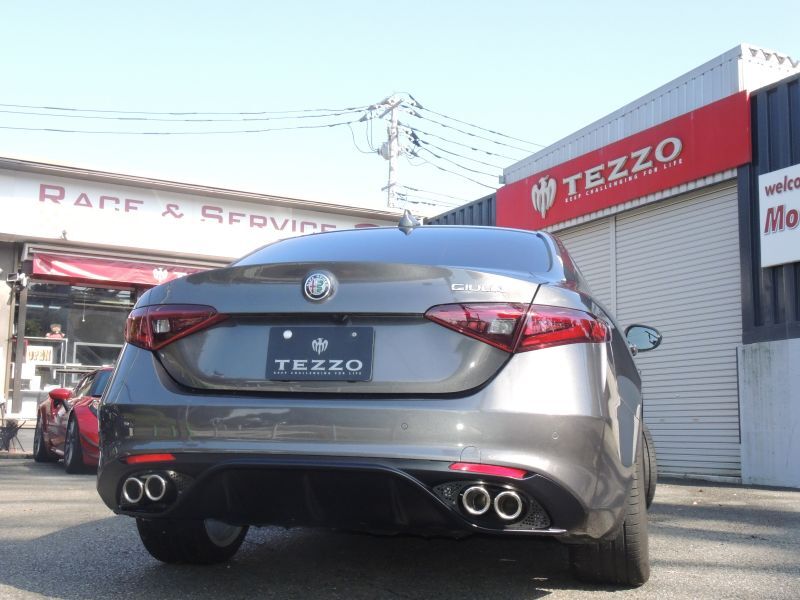 アルファロメオ ジュリアスプリント LXYスポーツマフラー(新規制車検