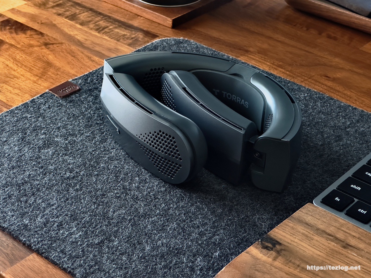 TORRAS ネックファン COOLiTE レビュー。おしゃれな折りたたみ式 首