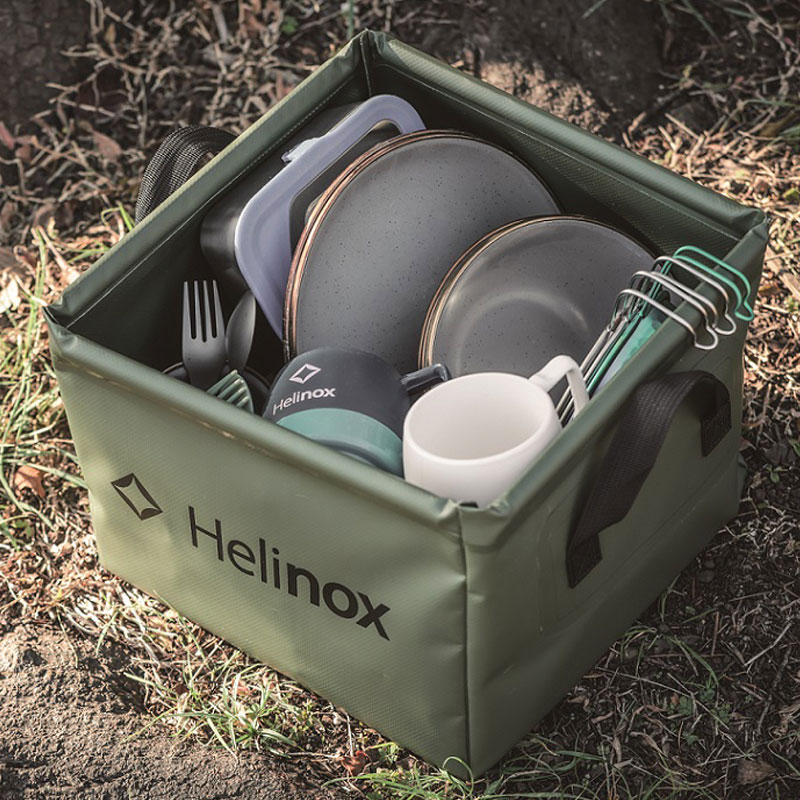 Helinox 15th Anniversary BOOK Soft Container OLIVE ver.│宝島社の
