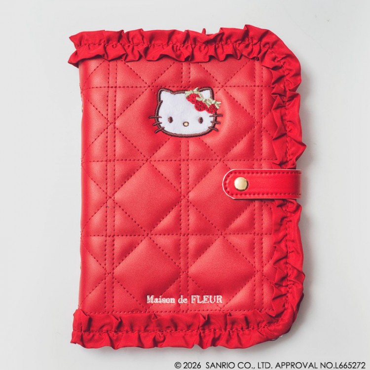 Maison de FLEUR×HELLO KITTY いちごマルチケースBOOK RED│宝島社の