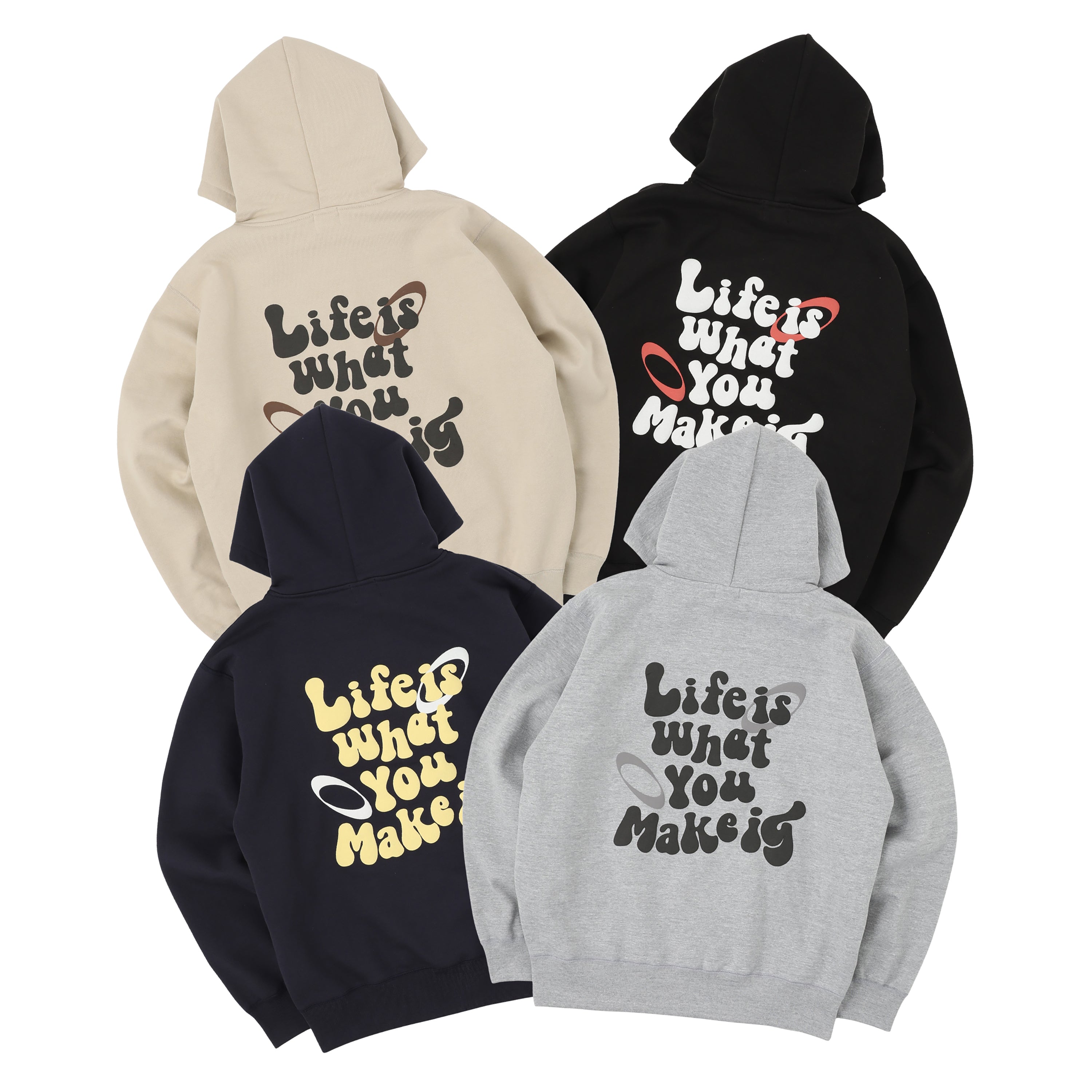 HEAVY WEIGHT 12.4oz CIRCLE LOGO ZIP HOODIE – That's life online store