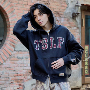 12.0oz FRONT LOGO ZIP HOODIE – That's life online store