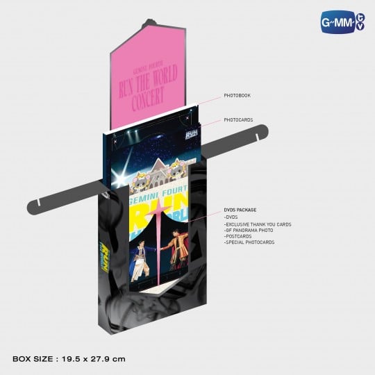 GEMINI FOURTH RUN THE WORLD コンサート / DVD BOX セット - タイBL