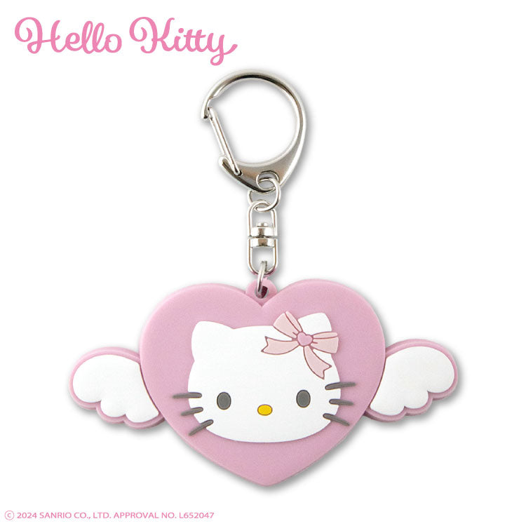 ハローキティ 夢みるエンジェルデザイン コラボ ラバーキーホルダー