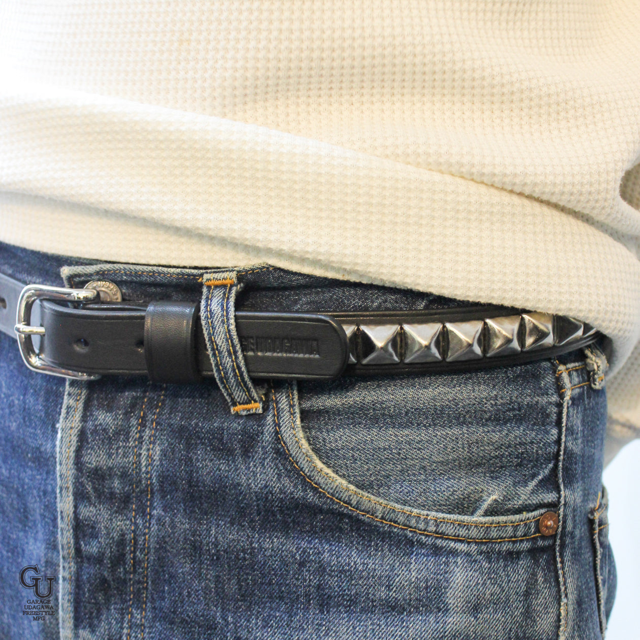 ピラミッド スタッズベルト シングル ニッケル 16mm – GARAGE UDAGAWA