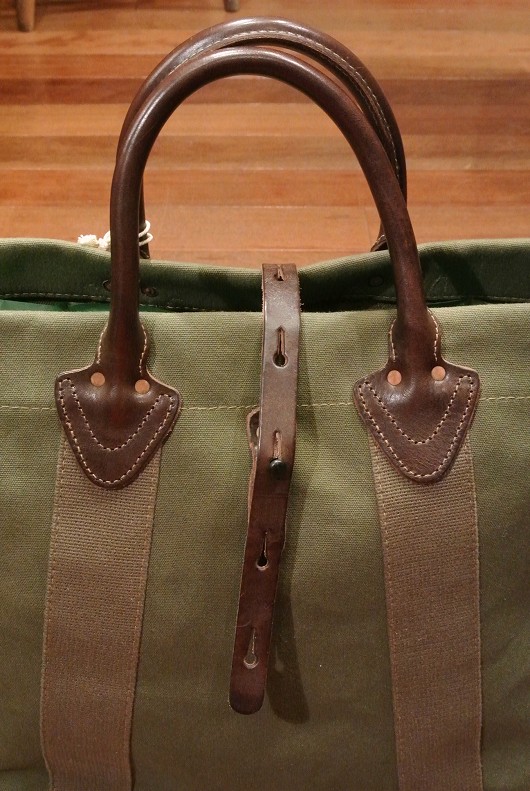 RRL ダブルアールエル キャンバス×レザー ショルダーストラップつき