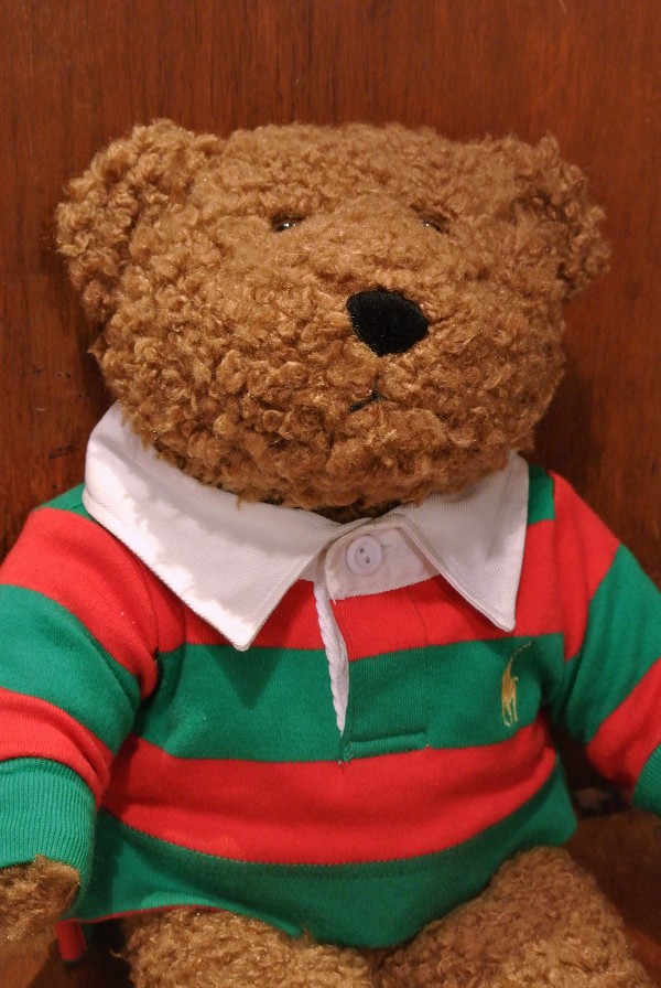 Used】 ポロラルフローレン ポロベアー ぬいぐるみ 2005年 ラグビー