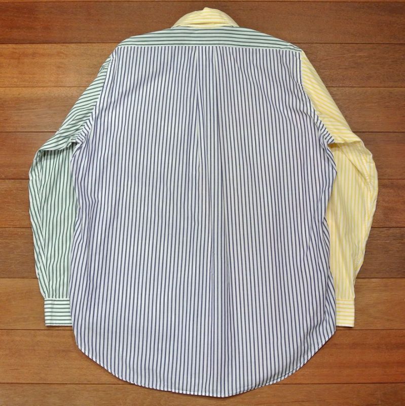 ブルックスブラザーズ MAKERS 6ボタン BDシャツ クレイジー ストライプ